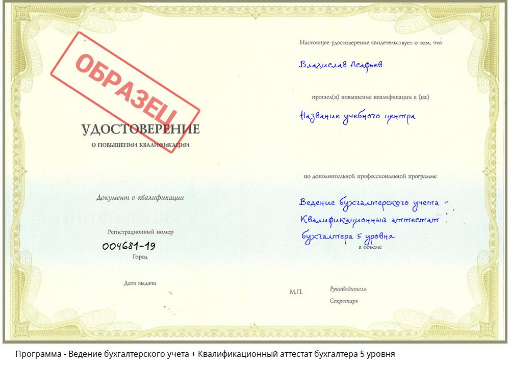 Ведение бухгалтерского учета + Квалификационный аттестат бухгалтера 5 уровня Нижний Новгород
