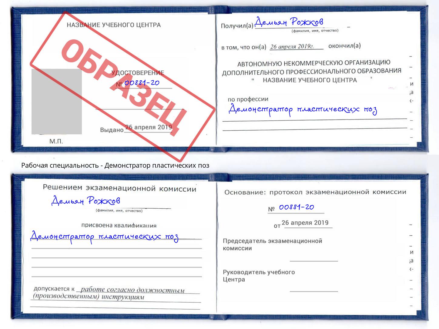 Демонстратор пластических поз Нижний Новгород