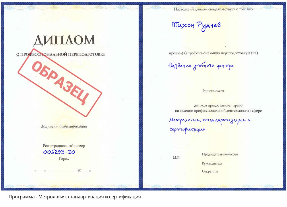 Метрология, стандартизация и сертификация Нижний Новгород